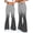 Black women tie dye flare pants a1, variant on Women's Tie Dye Flare Pants Elastic Waist Flowy Casual Lounge Palazzo Trousers Summer Beach Vacation Loungewear, Pink S