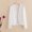 White, variant on Drovellove Plus Size Women's Casual Long Sleeve Blouse Cardigan – Soft Solid Color Tunic Tops for Street Style, Office, Travel, Party, and Weekend Outings