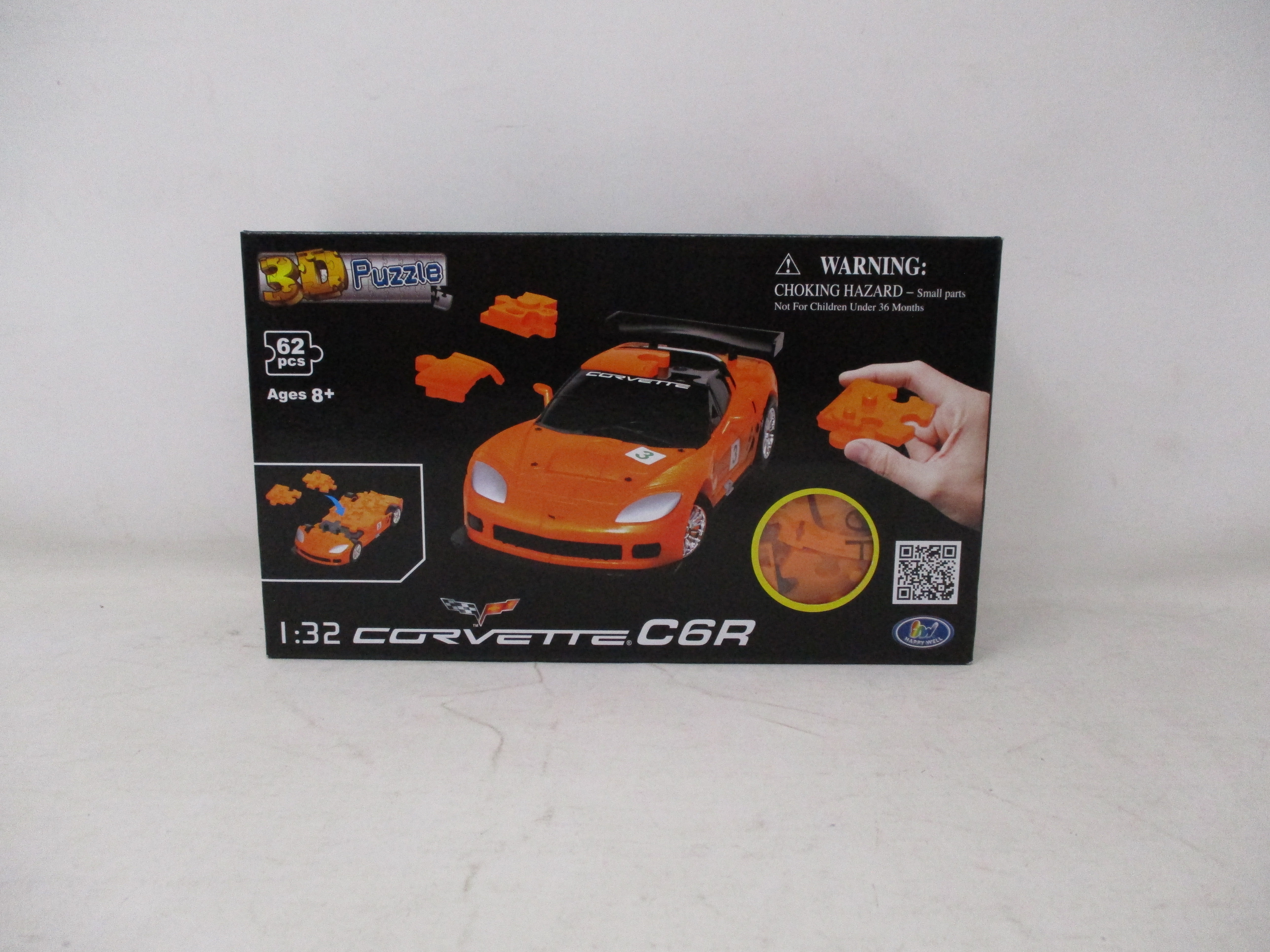 Puzzle Fun 3D 1:32 Hummer H2 - Solid Orange 70 pieces - Walmart.com