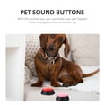 thumbnail image 2 of MasteelfCA 2Pcs Funny Pet Buttons Recordable Dog Buttons Interactive Pet Buttons Pet Sound Buttons, 2 of 7