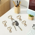 thumbnail image 1 of Heart Shaped Alloy Keychain 5Pcs Bag Buckle Decorative Accessory Holiday Party Favors, 1 of 6