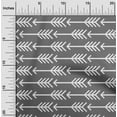 thumbnail image 2 of oneOone Cotton Poplin Gray Fabric Arow Craft Projects Decor Fabric Printed By The Yard 56 Inch Wide, 2 of 5