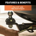 thumbnail image 6 of CURT 40047 RockerBall Cushion Hitch Trailer Ball 7,500 lbs, 2-Inch Diameter, 1-Inch Shank, 6 of 7