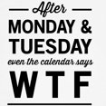 thumbnail image 3 of CafePress - After Monday And Tuesday Even The Calendar Says WT - Crew Neck Sweatshirt, 3 of 4