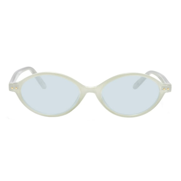 Gafas de Sol TIJN Olisa Retro Ovaladas Polarizadas UV400 Beige/Azul Claro