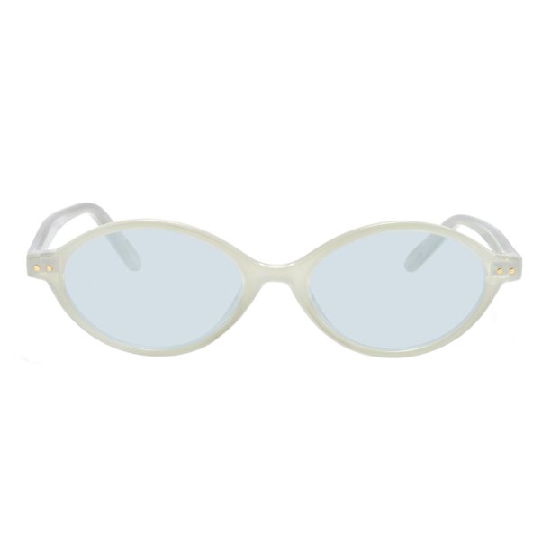 Gafas de Sol TIJN Olisa Retro Ovaladas Polarizadas UV400 Beige/Azul Claro