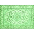 thumbnail image 1 of Ahgly Company Indoor Rectangle Medallion Green Traditional Area Rugs, 6' x 9', 1 of 1