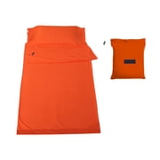 Youkk Portable Sleeping Sheet Polyester Fiber Sleeping Bag with Storage Bag for Travel Hotel No.1