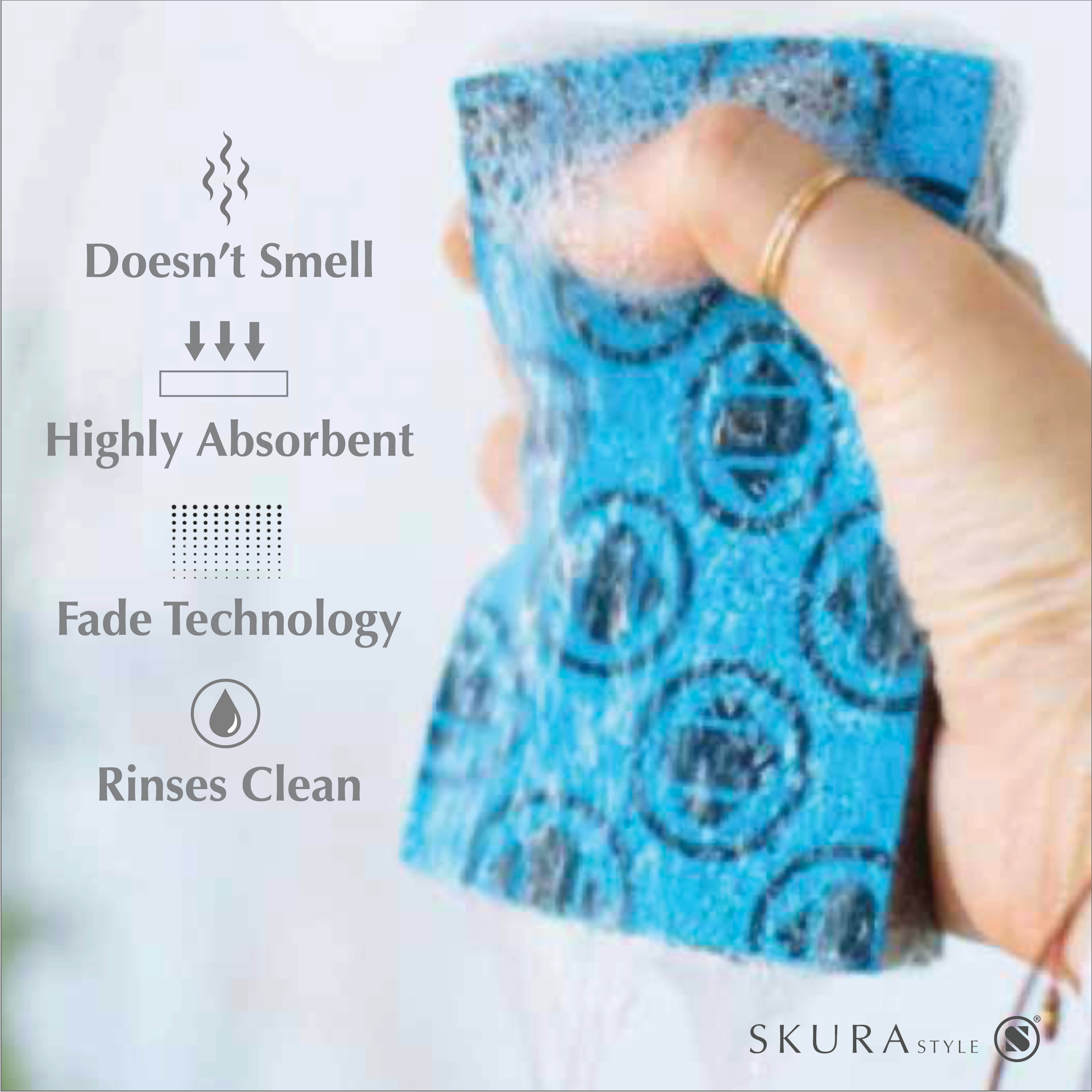 Skura Style Skrubby Sponge 3-pack