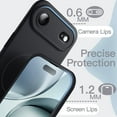 thumbnail image 5 of JETech Magnetic Silicone Case for iPhone 17 Air, Compatible with MagSafe, Silky Soft Touch, Shock Absorbing Phone Cover with Camera Lens Protection (Black), 5 of 6