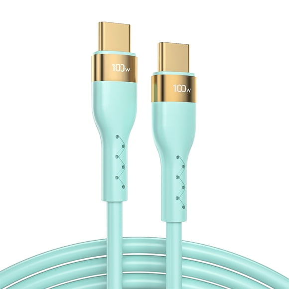 Sentmoon Offres du Jour Liquidation Câble de Charge Rapide Mobile Type C 100W Adapté pour Téléphone Mobile Câble de Charge Flash 1M Offres Wal-mart