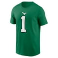 thumbnail image 2 of Men's Nike Jalen Hurts Kelly Green Philadelphia Eagles Alternate Player Name & Number T-Shirt, 2 of 3
