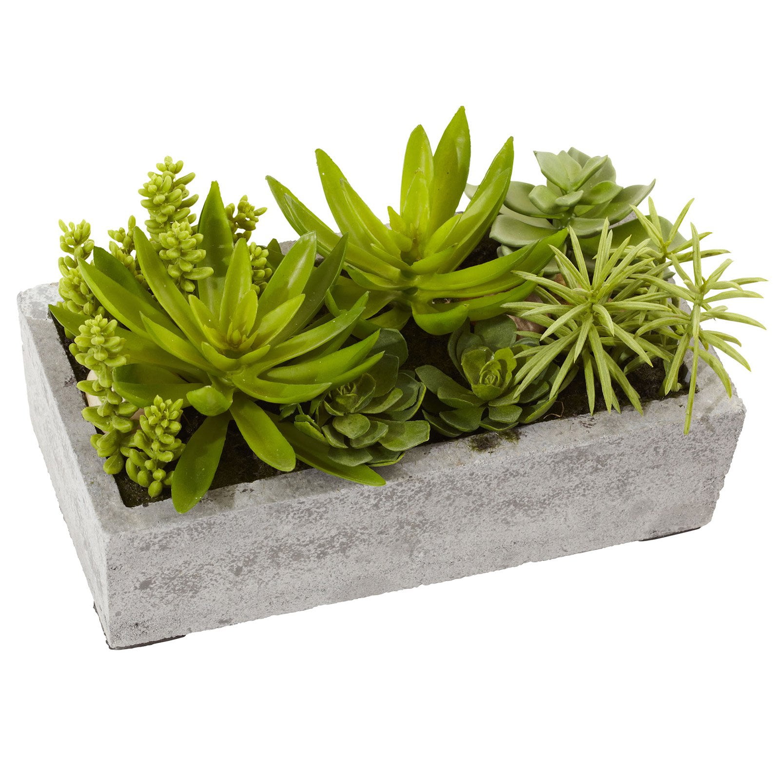 Nearly Natural Garden Succulent Silk Plant