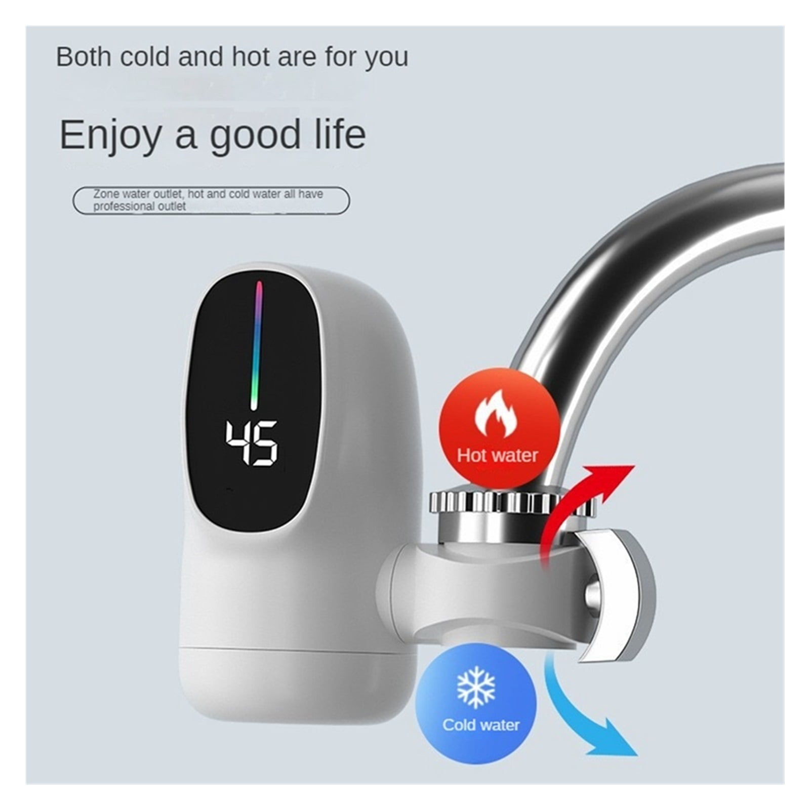 Instant Electric Hot Water Heater Faucet,Digital Display Heating Tap Water Heater For Bathroom Faucet,instant Hot Water Faucet ,Easy to Install