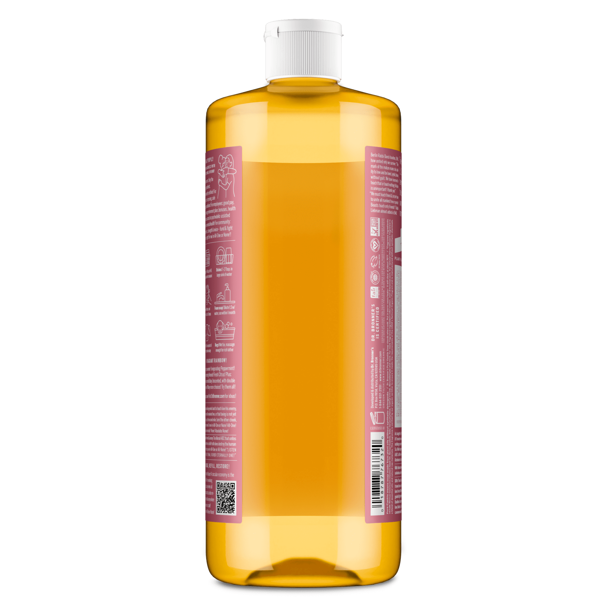 Dr. Bronner's 18-in-1 Pure-Castile Magic Soap® - Cherry Blossom - 32 oz - for face, body, hands