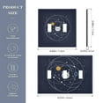 thumbnail image 2 of Yayeee Toggle Light Switch Wall Plate 3-Gang 6.37"x4.48" Decorative Outlet Cover, White Cat Planet, 2 of 7