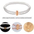 thumbnail image 4 of 8 Pieces 4 Sizes Slide Clasp Lock Necklace Connector Multi Strands Slide Tube Clasps with Storage Box for Layered Bracelet Necklace Jewelry Crafts, 4 of 7