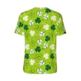 thumbnail image 3 of Balery St Patrick's Day7 Baseball Jersey for Men Casual Button Down Shirts Short Sleeve Active Team Sports Uniform-Large, 3 of 9