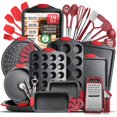thumbnail image 1 of Juego de bandejas para hornear JOYTABLE, 39 piezas, utensilios para hornear antiadherentes de primera calidad, 1 of 9