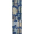 thumbnail image 2 of Addison Rugs Chantille Indoor/Outdoor Transitional Stripes Navy Machine Washable Runner Rug, 2'3" x 7'6", 2 of 7