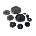 thumbnail image 3 of CAP Barbell 1-Inch Cast Iron Weight Plate, Black, Single, 1.25 - 50 lb, 3 of 4