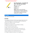 thumbnail image 2 of Rear Shock Absorber - Compatible with 2003 - 2009 GMC C6500 Topkick 2004 2005 2006 2007 2008, 2 of 2