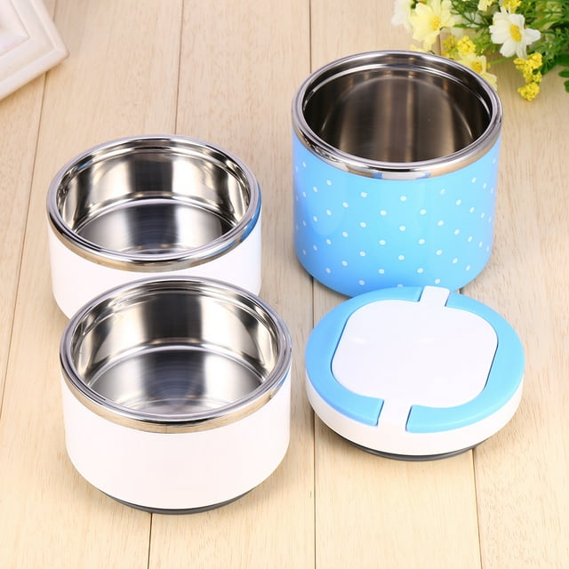 Fdit Lunch Box,Stainless Steel Insulation Thermo Three layers of insulated lunch boxes
