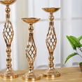 thumbnail image 3 of Soporte De Velas, Adorno De Velas De Metal De Lujo Iron Twisted Corded Cordel Stand, Candlestick Suptor Para Decoraciones De Bodas Para Fiestas En Casa, 3 of 7