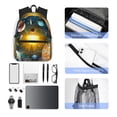 thumbnail image 6 of Gaeub Space Planet School Backpack Waterproof Bookbag for Men Women College High School Bags, 6 of 8