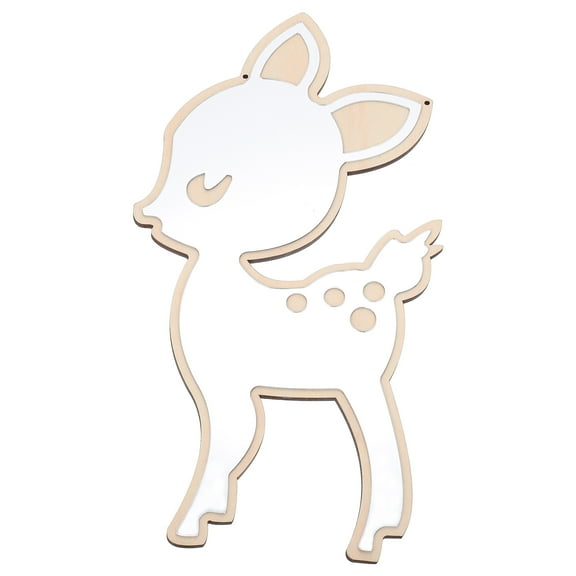 MLINS Sunburst Wall Decoration Ornaments Creative Mirror Child 28X16CM Khaki