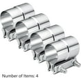 thumbnail image 7 of 2'' Exhaust Clamp,Lap Joint Band Clamp Stainless Steel for Pipes,Mufflers,Catalytic Converters (1, 2.0 inch), 7 of 7
