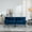 Navy Blue, variant on Triple Tree Velvet 70.87" Tufted Futon Loveseat Sofa, Emerald