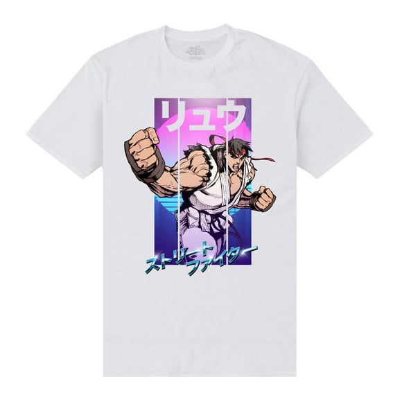 Street Fighter Adult Future 80s Ryu T-Shirt