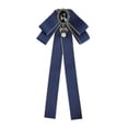 thumbnail image 2 of Aufmer Solid Color Long Ribbon Neck Bow Flexible Adjustable Structure Soft Elegant Vision For Female Daily Life Office Festival Outfit Decoration, 2 of 5