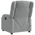 thumbnail image 2 of vidaXL Electric Massage Recliner Chair Light Grey Fabric, 2 of 5