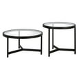 thumbnail image 2 of Evelyn&Zoe Quentin 30" Wide Round Coffee Table, Blackened Bronze, 2 of 8
