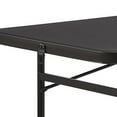 thumbnail image 5 of Mainstays 6 Foot Bi-Fold Plastic Folding Table, Black, 5 of 12