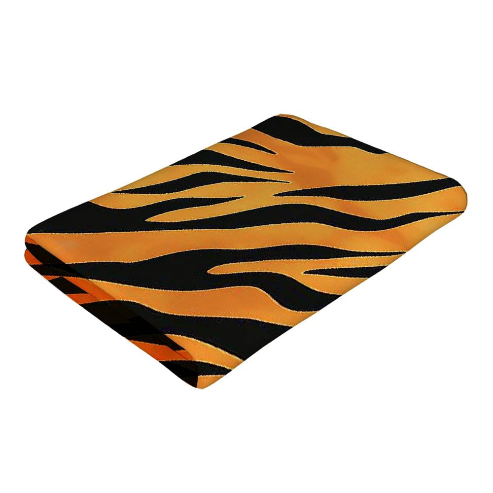 PHYHOO Tiger Skin Print Microfiber Beach Towel, Animal Pattern Large Oversized Beach Towel Lightweight Quick Dry Soft Absorbent Bath Towel, Sand Free Towel for Swimming Travel Sports 30x60in