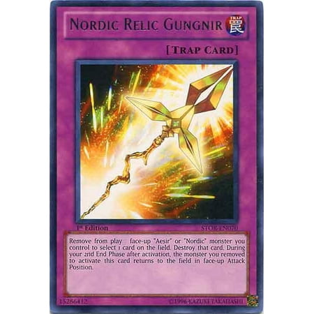 Ragnarok Single Card - YuGiOh Storm of Ragnarok Nordic Relic Gungnir STOR-EN070