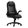 thumbnail image 2 of Monarch Specialties Office Chair, Swivel, Ergonomic, Armrests, Work, Black Leather Look, 2 of 5