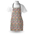thumbnail image 3 of Vintage Apron Vintage 80s Style Geometrical Pattern with Triangles and Circles in Memphis Fashion, Unisex Kitchen Bib Apron with Adjustable Neck for Cooking Baking Gardening, Multicolor, by Ambesonne, 3 of 3