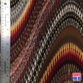 thumbnail image 2 of Waves Tidal with Gold Color Lining Brown Stretch Fabric 58" Wide, 2 of 3