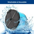 thumbnail image 5 of 2 Pack VF3500 Filter for Ridgid Shop Vac 4 Gallon 4.5/3 Gal Wet Dry Vacuums, 3-Layer Replacement Filter Compatible with Ridgid Portable Vacuum WD3050, WD4070, WD4080, WD4522, 4000RV, 4500RV, 5 of 6