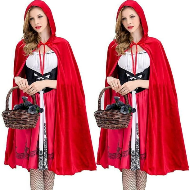 Little Red Riding Hood Cosplay Fancy Dress Halloween Carnival Fun Cosplay Costume For Women
