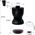 thumbnail image 3 of Xwlshop Manual Coffee Grinder with Ceramic Burrs, Hand Coffee Bean Grinder with 2 Containers Adjustable Coarseness for Home, Office and Travelling, 3 of 6