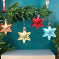 thumbnail image 7 of CSCHome 12PCS Christmas Tree Ornaments Decoration Christmas Tree Glossy and Matte Colored Stars for Christmas Holiday and Party Home Decoration, 7 of 7
