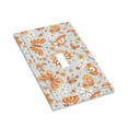 thumbnail image 3 of Kll Retro Floral Butterfly Wall Plate,Gloss Finish,Standard Size 1 - 5" X 3", Polycarbonate Thermoplastic,Electric Receptacle Plug Covers, 3 of 8