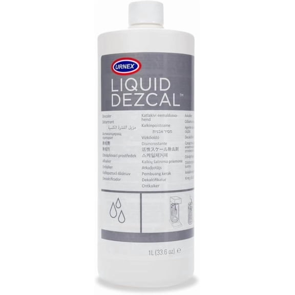 Liquid Dezcal Activated Descaling Solution - 33.6 Ounce (8 Uses) - For Use With Keurig 1.0/2.0, Home Coffee and Espresso Machines, Kettles, Garment Steamers