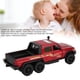 thumbnail image 5 of Coche de juguete de aleación para niño, escala 1: 32, modelo de vehículo de alta simulación con sonido ligero, color rojo, 5 of 11
