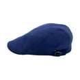 thumbnail image 4 of WITHMOONS Newsboy Cap Flat Cap Ivy Gatsby Golf Cabbie Hat Basic Adjustable Hunting Hat LD31549 (Blue), 4 of 4